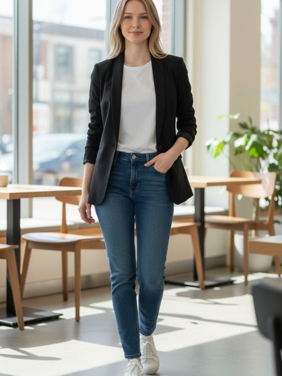Babaton Jackets & Blazers - Aritzia Babaton Black One Button Blazer Size 0